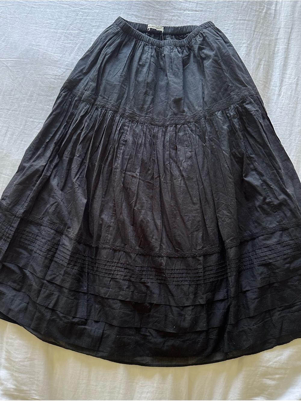 Abercrombie & Fitch Cotton Godet Midi Skirt - Picture 3 of 3
